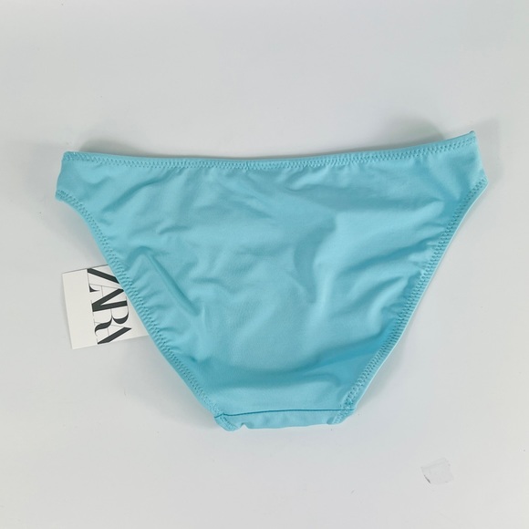 ZARA 2 Piece Tiffany Blue Floral Bikini 9-10, 11-12 NWT - Picture 7 of 14